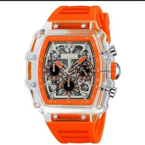 Activa  X Invicta Mens  Skeletom Dial